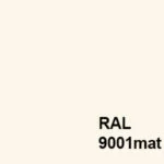 Coloris RAL 9001Mat